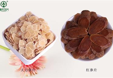 同樣是人參加工品，紅參和大力參有哪些區別，康氏中藥飲片代工、定制、oem